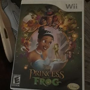 The princess and the frog Wii game